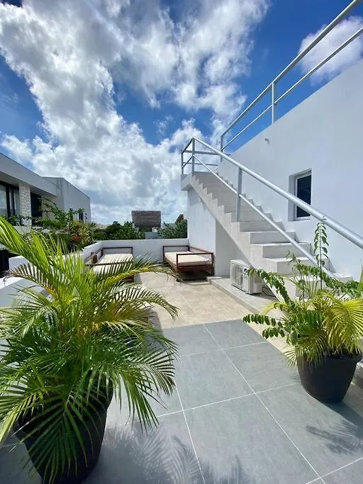 Spacious 3Bdr Penthouse Aldeazama Pvt Pool Terrace Xaman Condo Tulum Apartment