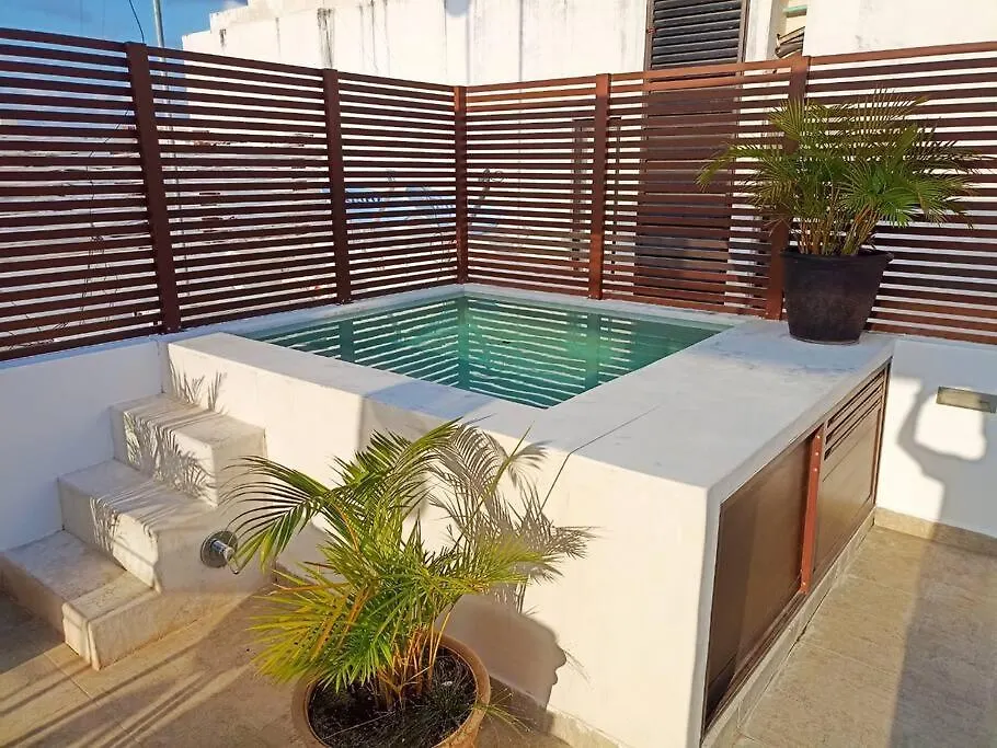 Spacious 3Bdr Penthouse Aldeazama Pvt Pool Terrace Xaman Condo Τουλούμ 0*,  Μεξικό